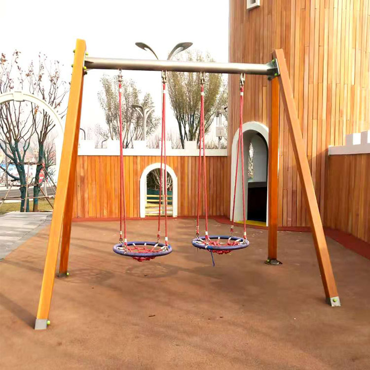 河北博美儿童秋千幼儿园秋千玩具户外公园小区游乐设备定制厂家