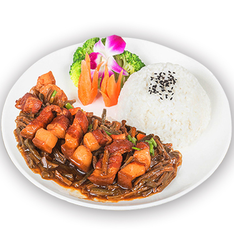 粮农料理包 干豆角烧肉料理包220g 快餐外卖速食菜 加热半成品菜