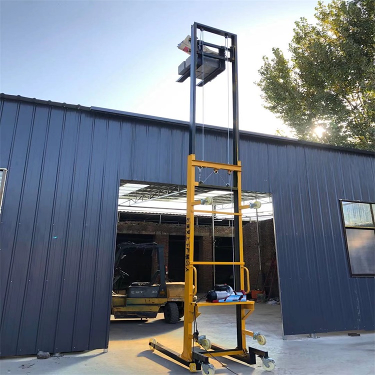 电动堆高上砖机 移动加气块升降机 建筑工地上料机