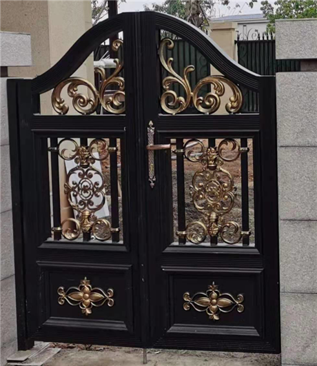 厂家批发别墅庭院铁艺大门 小型铁艺门 花园铁艺门
