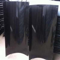 华冶 搪瓷溜子溜槽 耐磨矿用长搪瓷溜槽板槽