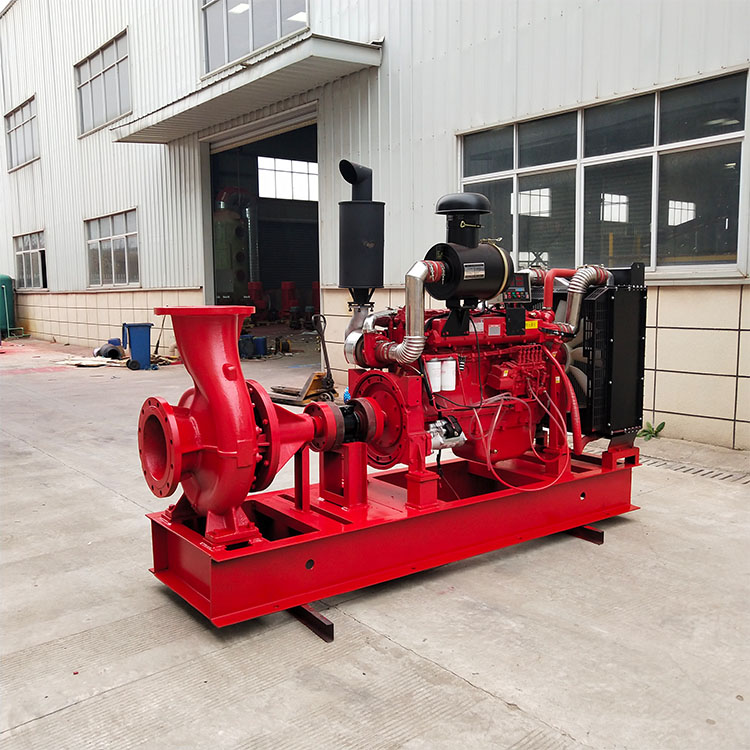 北京中开型柴油机消防泵组安装