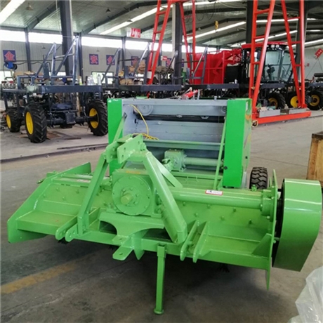 固定式苜蓿草秸秆青储打包机圆捆青贮打捆机