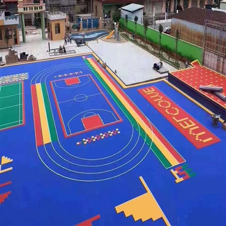 东营市幼儿园室外悬浮地板 双层米格悬浮地板 厂家
