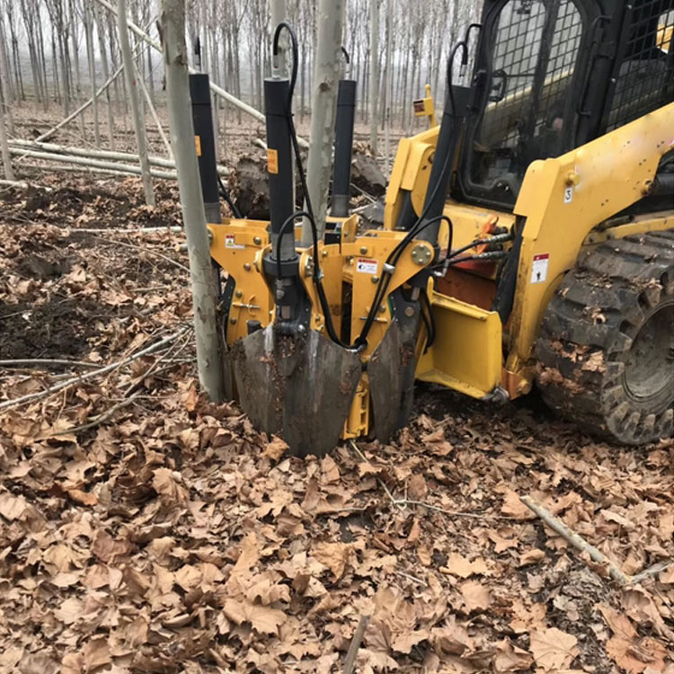 液压履带式挖树机球型瓣式钻孔机110公分园林机械农用挖坑机