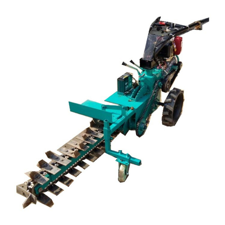 链条开沟机厂家批发80深链条开沟机电启动开沟机