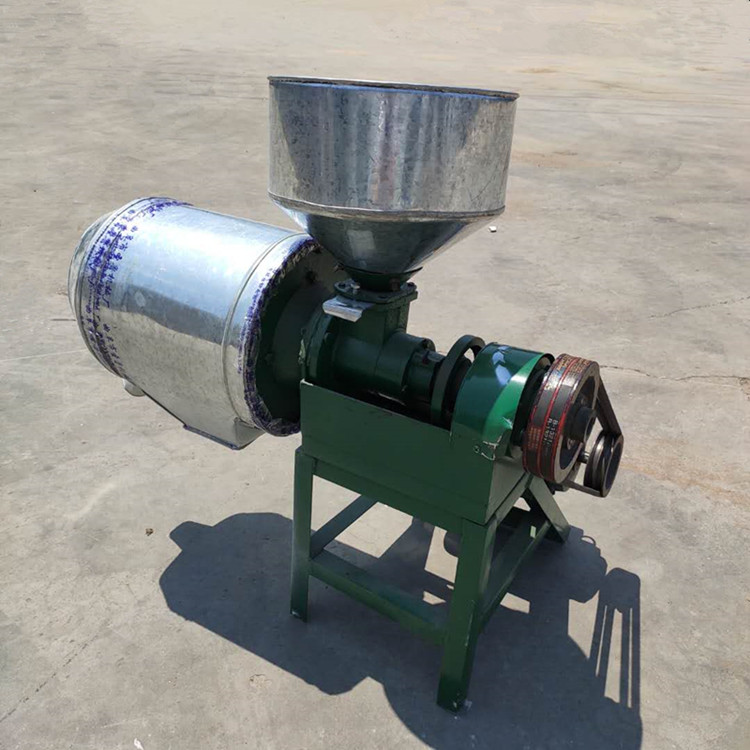 干辣椒磨面机价格原粮脱皮卧式磨面机