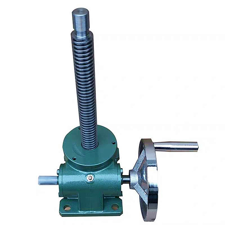 手摇丝杆升降机蜗轮蜗杆升降机晨潮牌提升机生产厂家