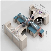 昆明大班台屏风卡座职员桌质量可靠