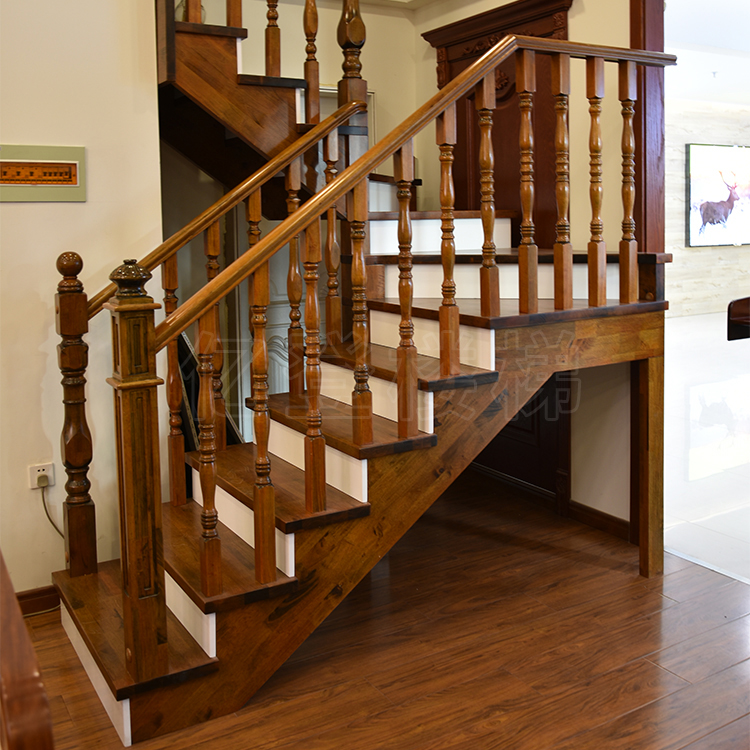 红木实木楼梯 亿登楼梯实力厂家
