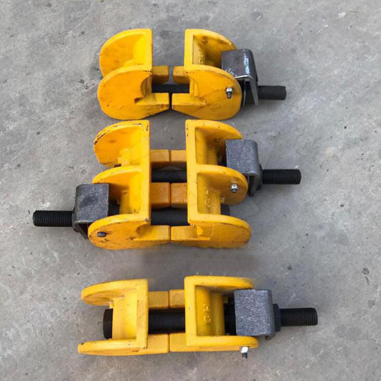 供应p60钢轨无孔夹紧装置 p50钢轨急救器 铁路无孔夹具