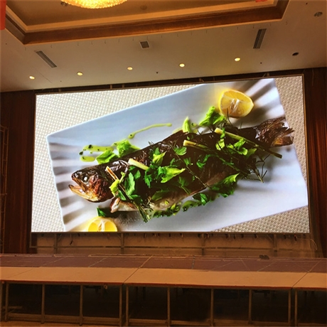 龙华酒店led电子屏价格宴会厅固定安装p3led大屏幕室内p3显示屏亮度