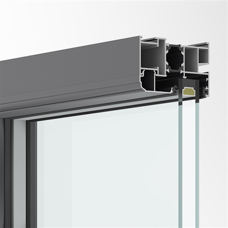 佛山门窗铝型材批发厂家 断桥平开窗铝材80系统窄边型材