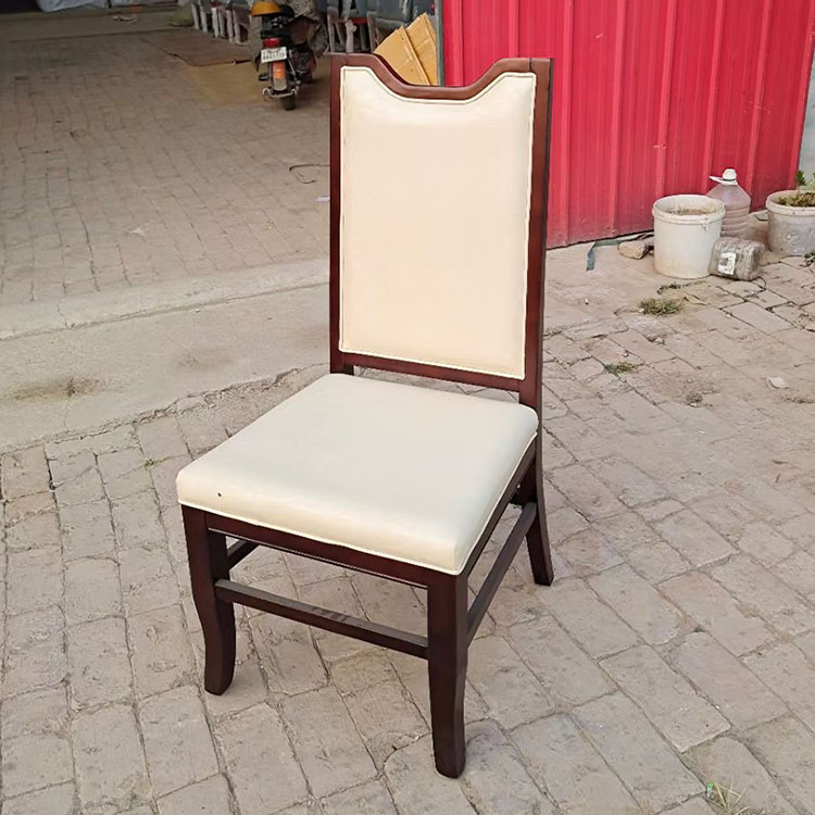 新中式餐椅 酒店椅子 软包餐椅 饭店单间包厢座椅