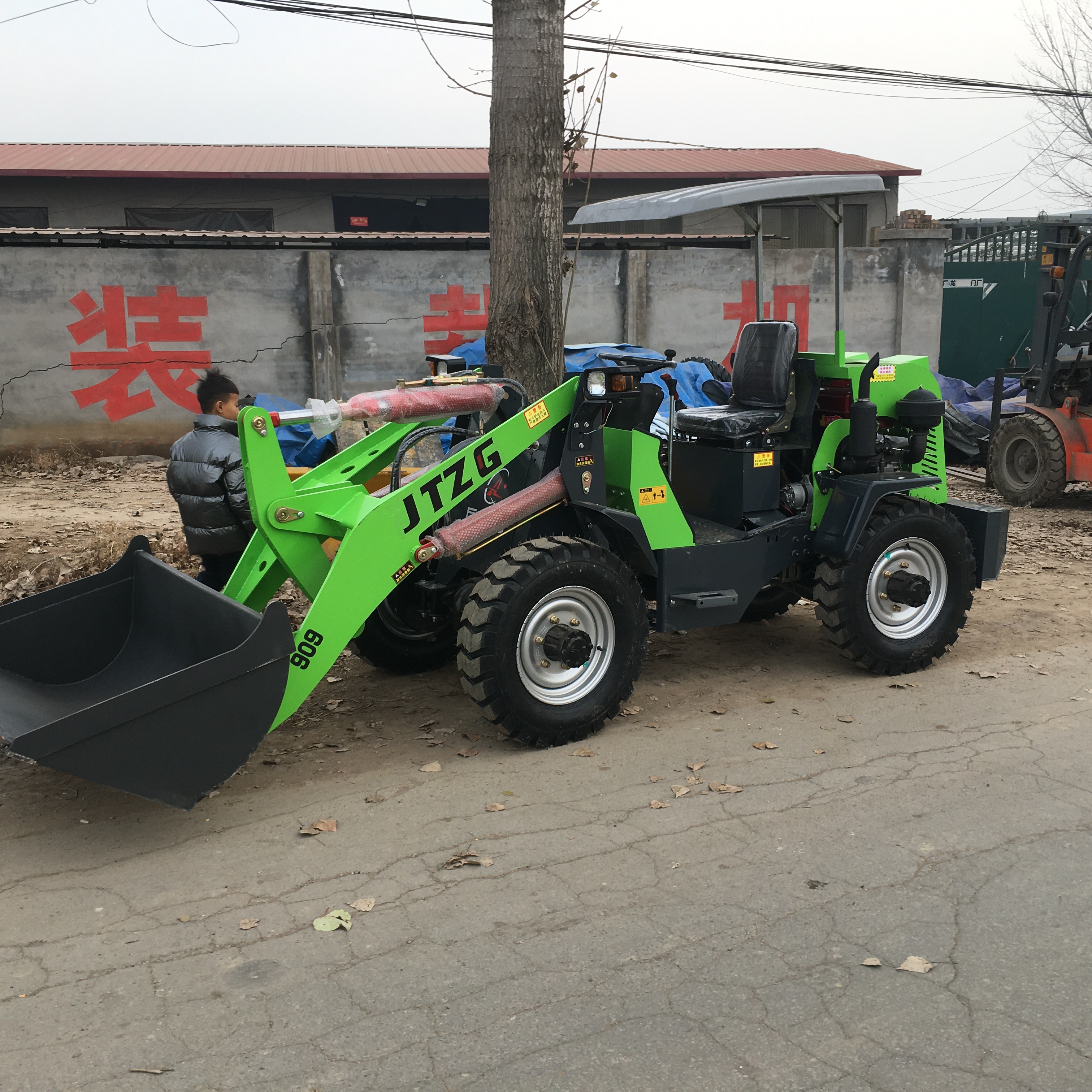 电动液压铲车装载机纯电动小铲车新能源电动小铲车巨拓
