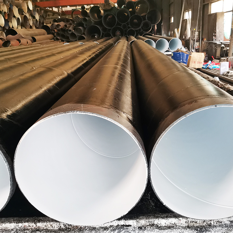 饮水给水消防用环氧煤沥青防腐钢管 ipn8710排水防腐螺旋埋地管道