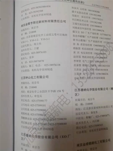 2022版全国石油化工企业通讯名录