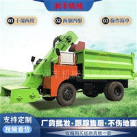 肉牛养殖场用扒粪车 粪污清运车 粪便装载运输车