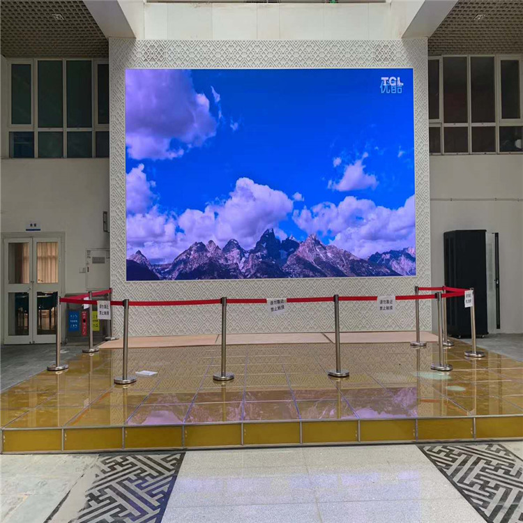 南通接待大厅p2led电子屏 售楼部沙盘演示大厅led显示屏型号