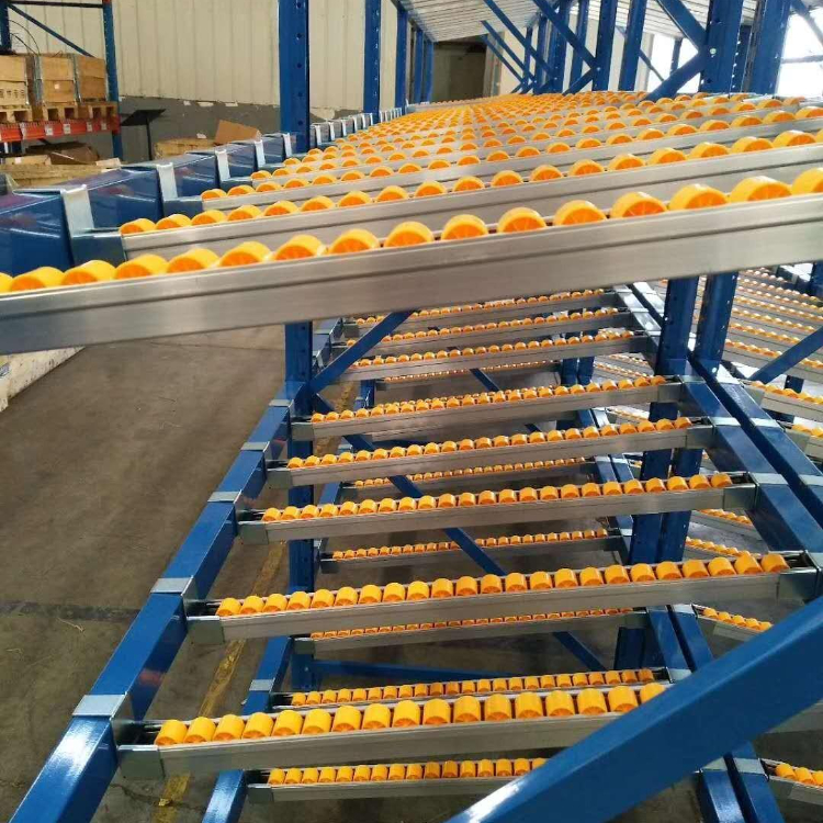 流利式货架韬映仓储组装式滑轨货架可定制