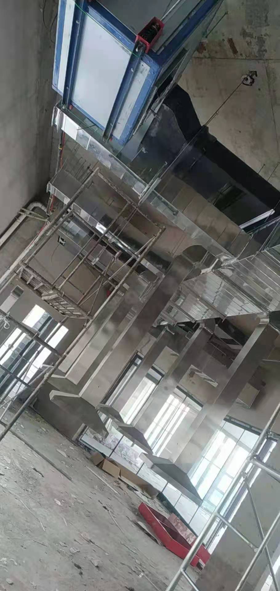 施工定制自助烤肉店排烟管 餐饮排烟通风管定制 烤肉店排烟设计