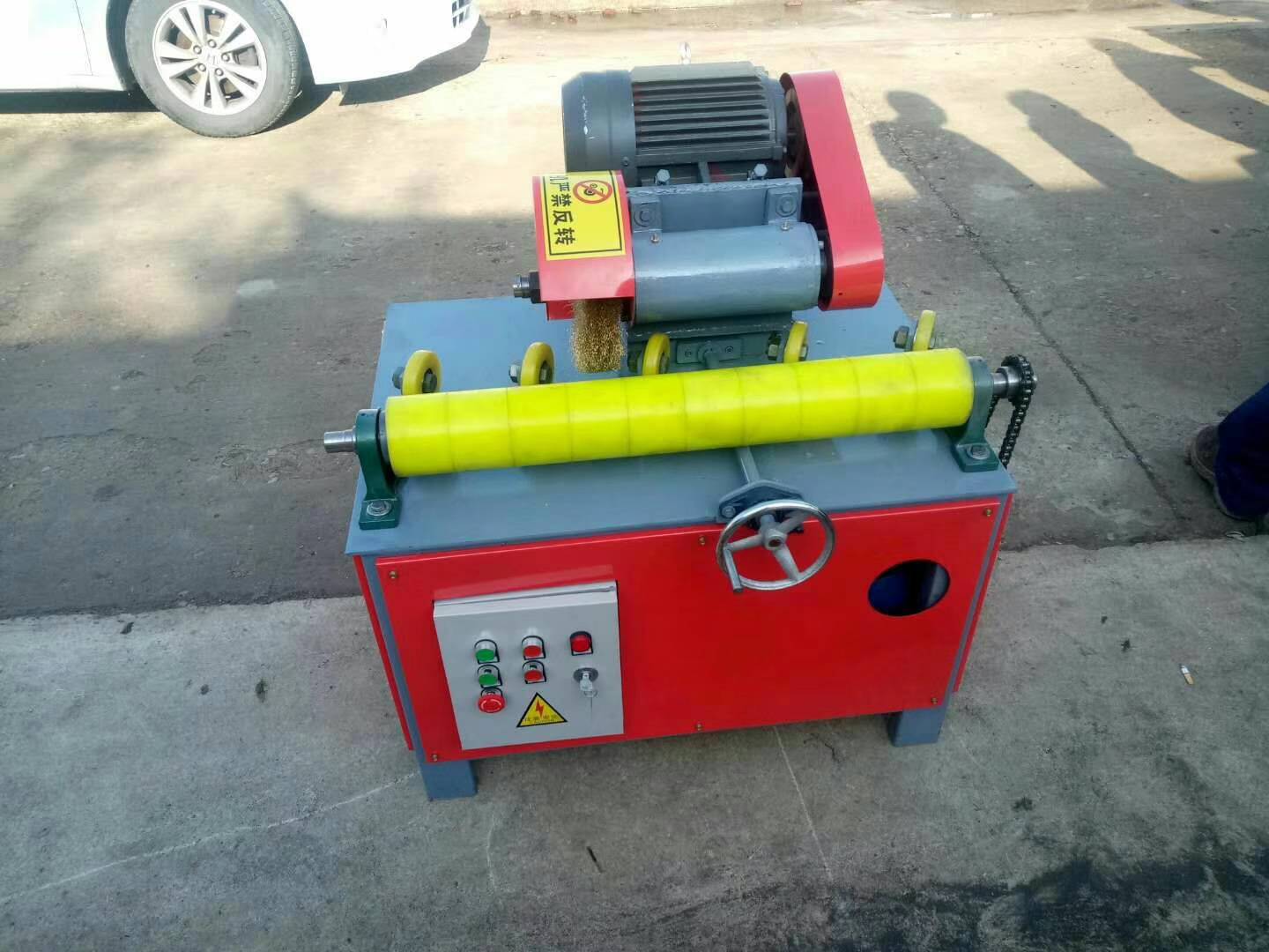 单工位圆管外圆除锈机不锈钢铝管抛光机