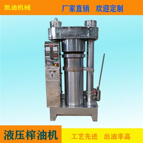 广西家用芝麻榨油机 180型液压榨油机 下乡小型流动榨油机