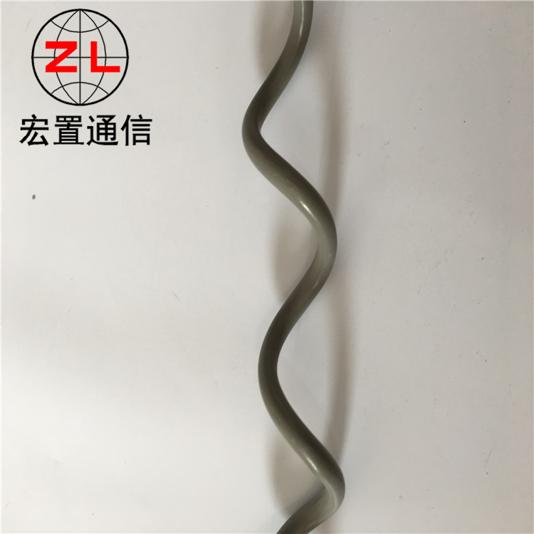镇江ADSS光缆螺旋减振鞭规格 自承式架空光缆减振鞭型号