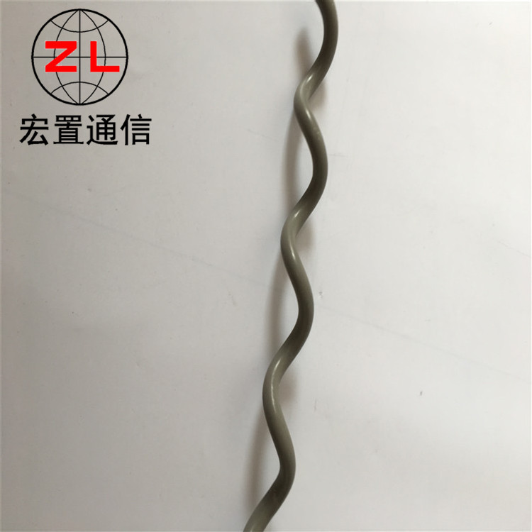 浙江ADSS光缆非金属架空防振鞭型号 塑料减振阻尼鞭厂家