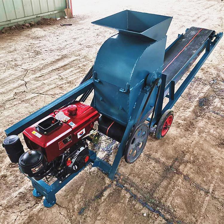 小型泥块粉土机 饲料鸡牛羊粪破碎机 石料煤矸石粉碎机
