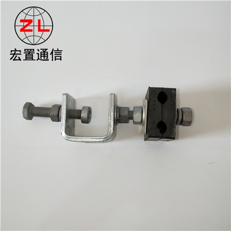 荆门电力光缆金具 杆用引下线夹规格 塔用金属夹块导引线夹