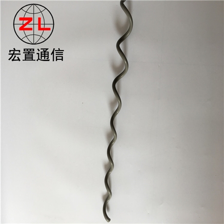 济源室外架空塑料ADSS光缆防振鞭型号 非金属光缆用防扭鞭