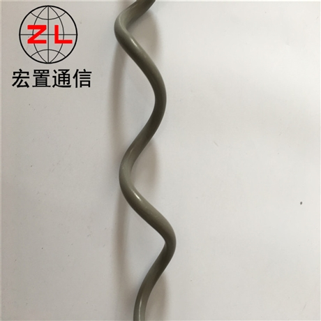 山西自承式光缆金具 48芯光缆用螺旋防振鞭 光缆舞动鞭价格