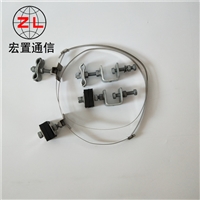 OPGW光缆杆用引下线夹 ADSS光缆抱箍型挂点夹具