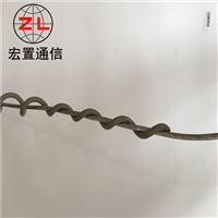 电力器材厂家供应ADSS光缆附件舞动鞭 塑料螺旋减振鞭报价