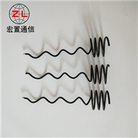 室外架空ADSS光缆防晕环图片 螺旋形铝合金防电晕 防护金具