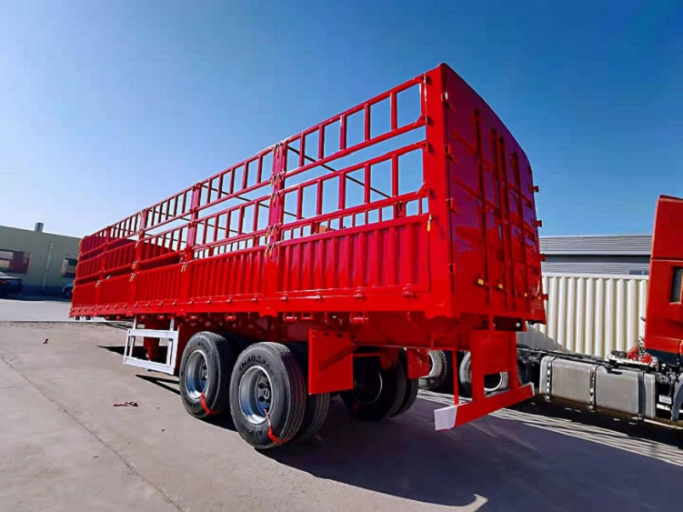 10米两轴平板仓栏半挂车配置讲解