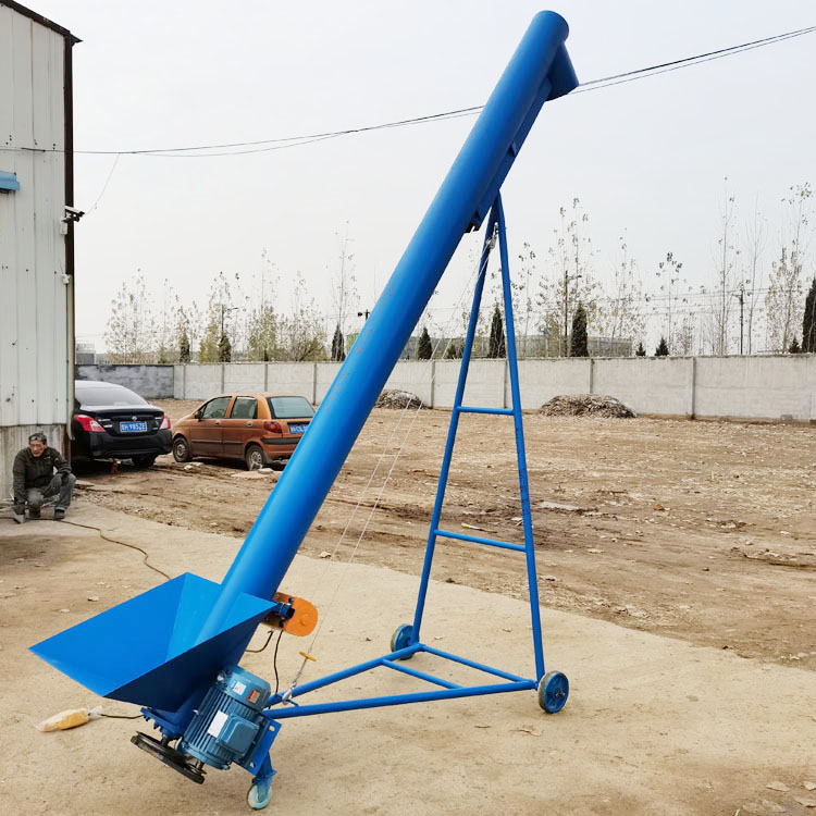 小型水泥砂子上料机蛟龙送料机