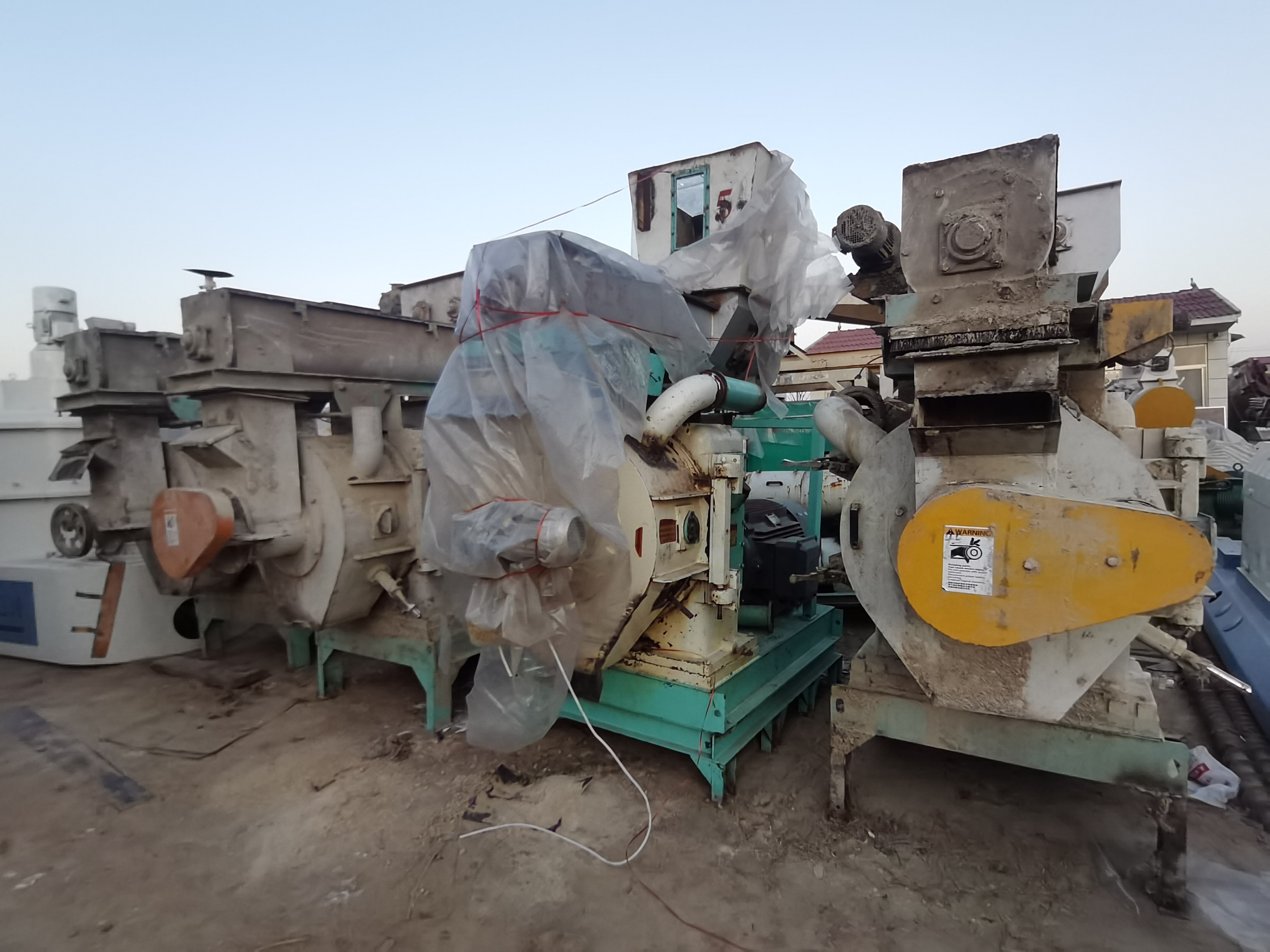 卧式环模颗粒机 二手环模颗粒机 梁山县安亿二手设备销售部