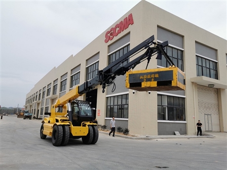 集装箱石材炮车厂家型号hnt110大理石材炮车批发