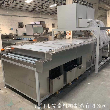 先泰塑料板清洗机 胶板除粉尘粉屑清洗烘干机