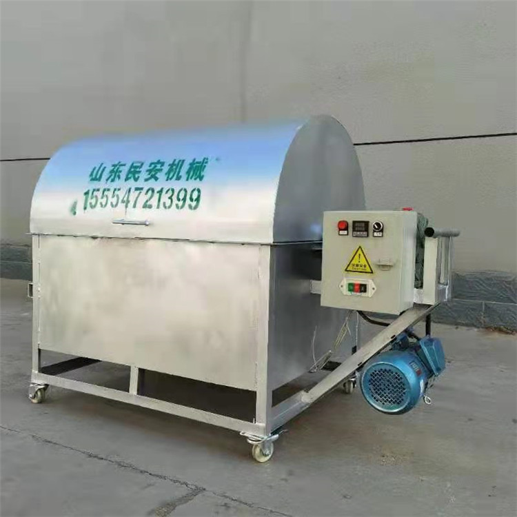 小型滚筒榨油原料炒锅 民安瓜子芝麻花生炒货机  