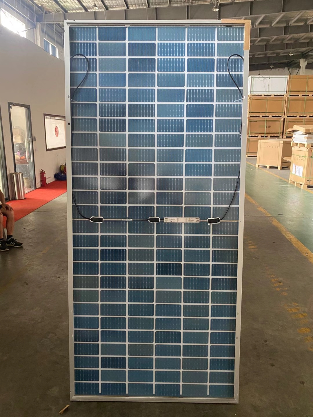 晶科双玻双面发电470w太阳能发电板 家用太阳能光伏板价格