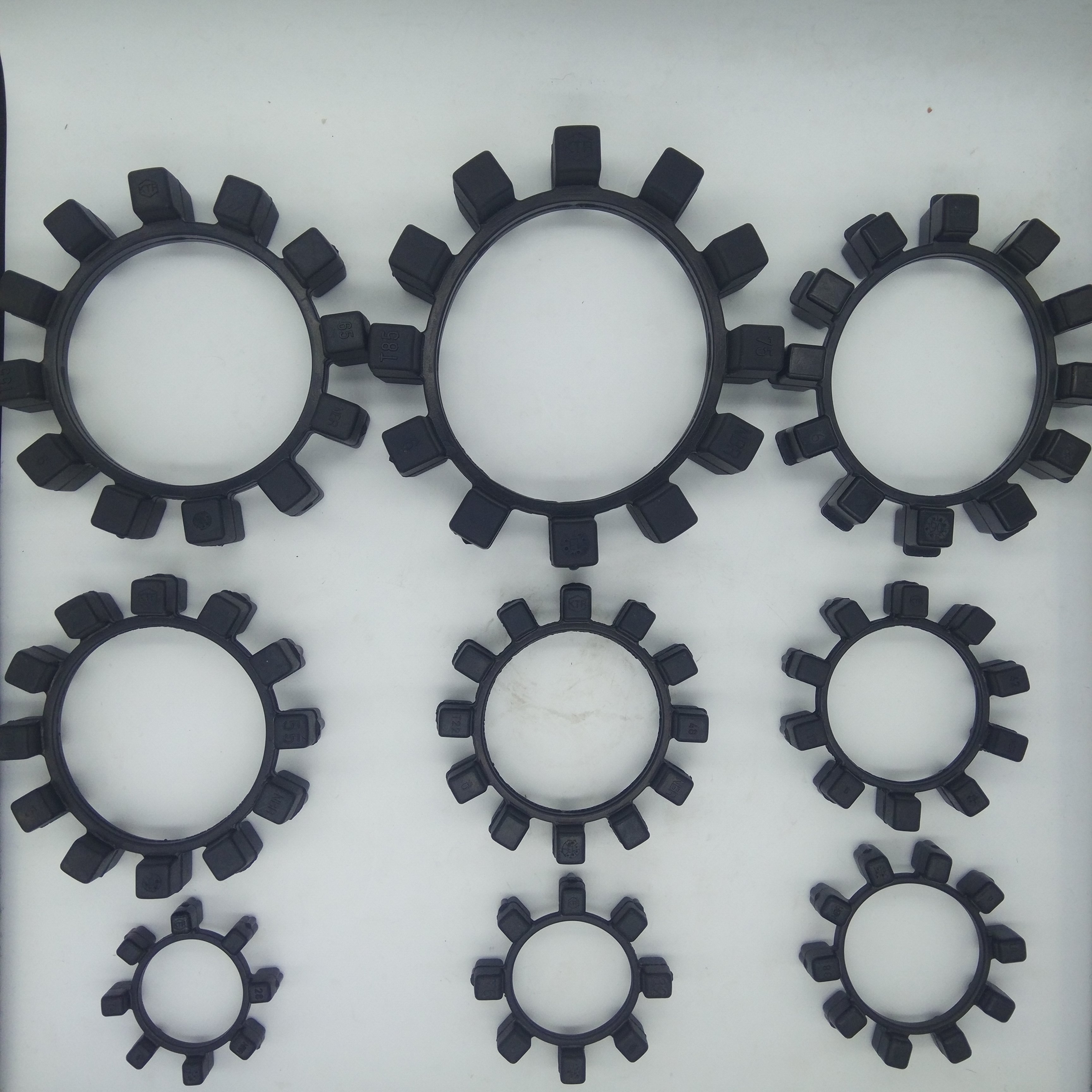 循环泵11kw电机联轴器ktr-poly-norm黑色丁晴橡胶弹性体减震圈nbr