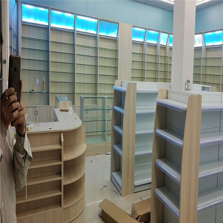 厂家自营成都药柜 中药柜 药房展柜 药店展柜定做