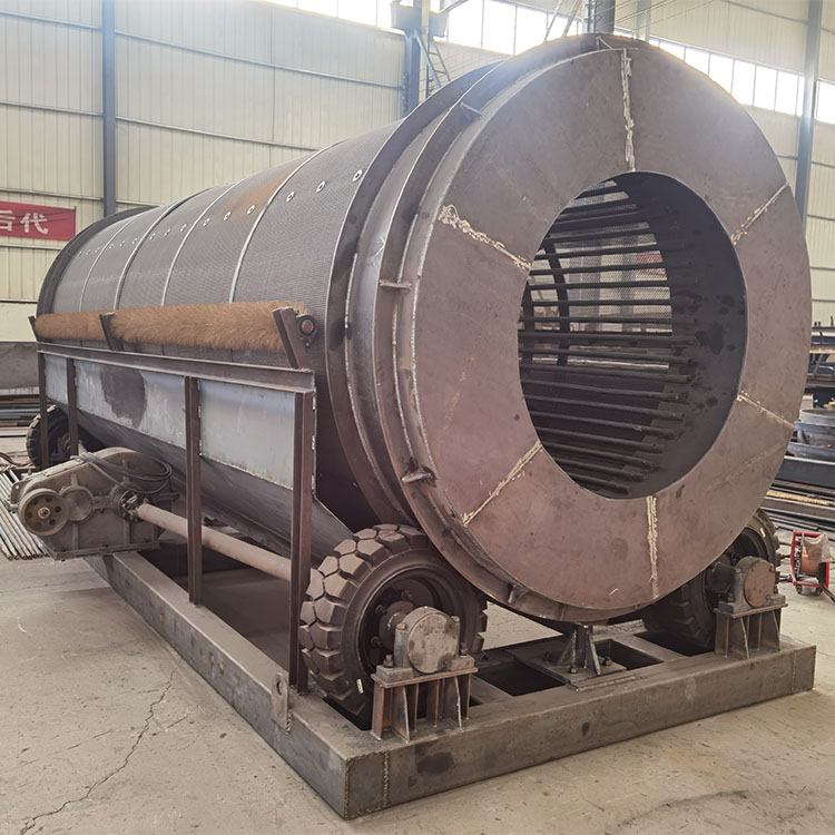 沙场筛选机供货商凯高无轴滚筒筛价格矿石筛选设备