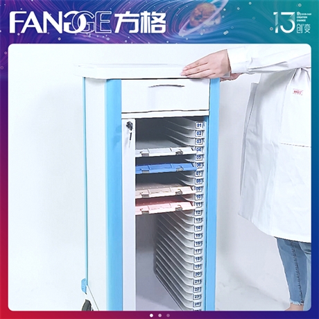 多功能病历车美观 厂家单列ABS病历车