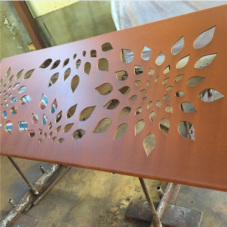 耐候钢板造型铁路耐候钢锈蚀钢板门口包边现货销售