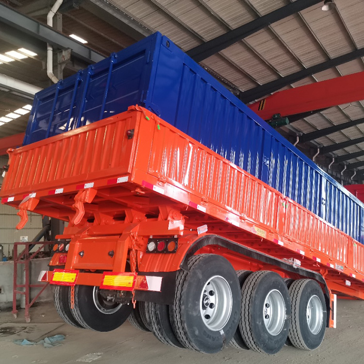 后翻自卸半挂车以旧换新 轻量化后翻自卸车直供 分期付款