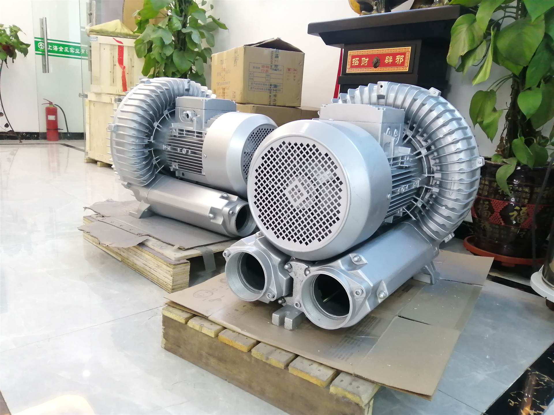 床垫生产抽真空高压风机 rb-93d-3 18.5kw 吸尘器配套高压风机